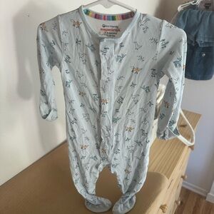 Magnetic Me White Footies One Piece